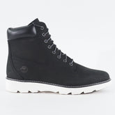 Womens Timberland Keeley Field 6 Inch A26HQ Black Nubuck Leather Lace Up Boots