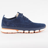 Mens Timberland Wharf District A1656 Navy Blue Leathe Lace Up Smart Casual Shoes