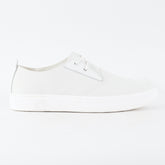 Mens Timberland Amherst A1H9P Paper White Canvas Lace Up Low Top Casual Shoes