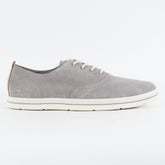 Mens Timberland Coles Point Plain A1HRW Grey Leather Laced Low Top Casual Shoes