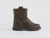 Toddlers Timberland Chestnut Ridge A1BSC Dark Brown Leather Warm Winter Boots