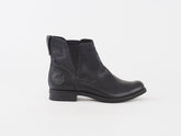 Womens Timberland Savin Hill 8669A Black Leather Casual Chelsea Pull On Boots