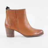 Womens Timberland Eleonor Street Bootie A1PZB Tan Leather Zip Up Chelsea Boots