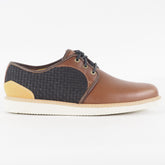 Mens Timberland Newmarket Homerun A17AP Brown Leather Lace Up Casual Shoes