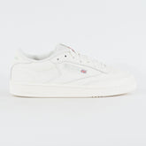Womens Reebok Club C 85 HQ0947 White Leather Casual Lace Up Sports Trainers
