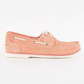Womens Timberland Classic A1P37 Medium Pink Leather Casual Lace Up Boat Shoes