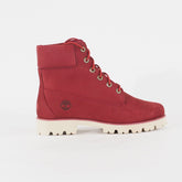 Womens Timberland Heritage Lite A1UKV Red Leather Lace Up Casual Walking Boots