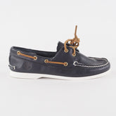 Mens Timberland Eye 29575 Leather Lace Up Navy Casual Walking Boat Shoes