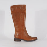Womens Timberland IRR A1IZ7 Tall Tan Leather Side Zip Casual Everyday Boots