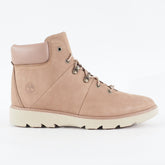 Womens Timberland Keeley Field Mid Hiker A264M Light Brown Nubuck Leather Boots
