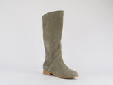 Womens Timberland Rangeley 8124R Light Olive Leather Casual Pull On Tall Boots