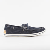 Mens Timberland Casco Bay 1 Eye 5649R Navy Casual Leather Slip On Boat Shoes