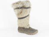 Womens Timberland Mount Holly 3457R Brown Leather Waterproof Fur In Boots