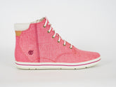 Womens Timberland EK Casco Bay Canvas 8947A Casual Pink Lace Up Chukka Boots
