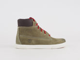 Boys Timberland 6 In Earthkeepers 1873A Taupe Leather Casual Shoes Chukka Boots