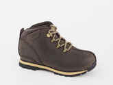Boys Timberland Splitrock 96873 Brown Leather Lace Up Chukka Hiking Boots