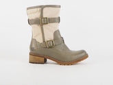 Womens Timberland Earthkeepers Ankle Boots 3840R Beige Grey Zip Up Boots