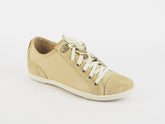 Womens Timberland Earthkeepers Oxford 3304R Beige Leather Lace Up Hi Light Shoes