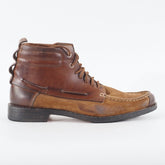 Mens Timberland CNY PNE 89545 Brown Leather Casual Shoes Lace Up Chukka Boots