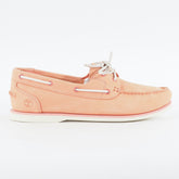 Womens Timberland Classic A1NB9 Medium Pink Leather Lace Up Casual Boat Shoes