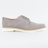 Mens Peter Werth Pegg Derby P1R14020 Medium Grey Suede Lace Up Formal Shoes