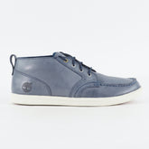 Mens Timberland Fulk LP Chukka A15FX Navy Blue Leather Lace Up Casual Shoes