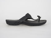 Womens Timberland EK 8108R Black Leather Sliders Casual Summer Thong Flip Flops