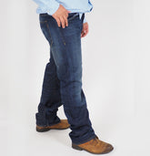 Mens The Original Ben Sherman Beat DMB64DS Loose Fit Dark Blue Denim Trousers