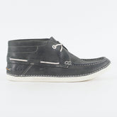 Mens Timberland EK Boat Chukka 44594 Navy Blue Leather Lace Up Chukka Boots