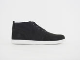 Junior Timberland Groveton 1796A Black Leather Lace Up Casual Shoes Chukka Boots