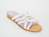 Womens Timberland Knbnk Brds 12677 White Leather Casual Summer Strappy Sliders