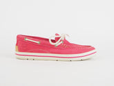 Womens Timberland Ek Casco Bay Boat 8850R Pink Leather Lace Ladies Boat Shoes