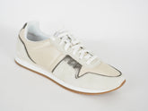 Womens Timberland Retro Runner A1G5J Beige Leather Lace Up Casual Low Trainers