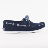 Mens Timberland Classic Boat 2 Eye A43VS Navy Casual Leather Lace Walking Shoes