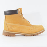 Mens Timberland Premium 6 Inch 10061 Wheat Brown Leather Lace Up Walking Boots