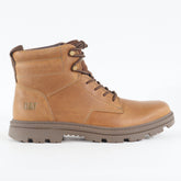 Mens Caterpillar Practitioner Mid P725844 Dark Beige Leather Walking Boots