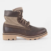 Mens Timberland Raw Tribe Taupe A283X Brown Leather Lace Up Casual Walking Boots