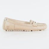 Womens Timberland Neponset 27691W Beige Leather Slip On Casual Everyday Shoes