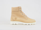 Womens Timberland Heritage A1TYIA Beige Leather Casual Shoes Winter Chukka Boots