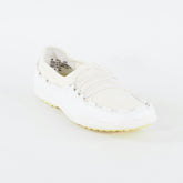 Womens Timberland Tarin 98323 White Off White Leather Lace Up Casual Shoes