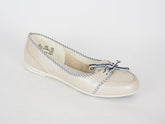 Womens Timberland Earthkeepers Belle Island 24650 Cream Pearlised Leather Shoes