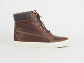 Womens Timberland Flannery 6 Inch A18XG Brown Leather Lace Up Chukka Fur Boots
