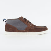 Mens Timberland EK Fulk Chukka 6941A Brown Navy Leather Lace Up Casual Boots