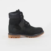 Womens Timberland Premium 6 Inch A1K38 Black Leather Lace Casual Walking Boots