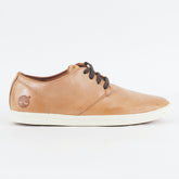 Mens Timberland Fulk LP A17S1 Copper Leather Lace Up Low Top Casual Shoes