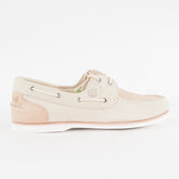 Womens Timberland Classic 8146A Light Pink/Beige Suede Casual Boat Shoes