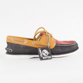 Mens Timberland Classic 2 Eye A154H Black Leather Casual Boat Shoes