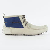 Mens Cole Haan Air Grant 2 Eye C09955 Sage Blue Leather Canvas Chukka Boots