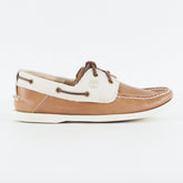 Mens Timberland Heritage 2 Eye Boat A13IC Brown Leather Lace Casual Boat Shoes