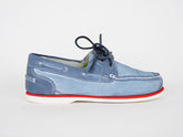 Womens Timberland Amherst 24675 Navy Leather Fabric Boat Shoes